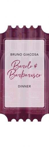 Bruno Giacosa Barolo and Barbaresco Dinner Event