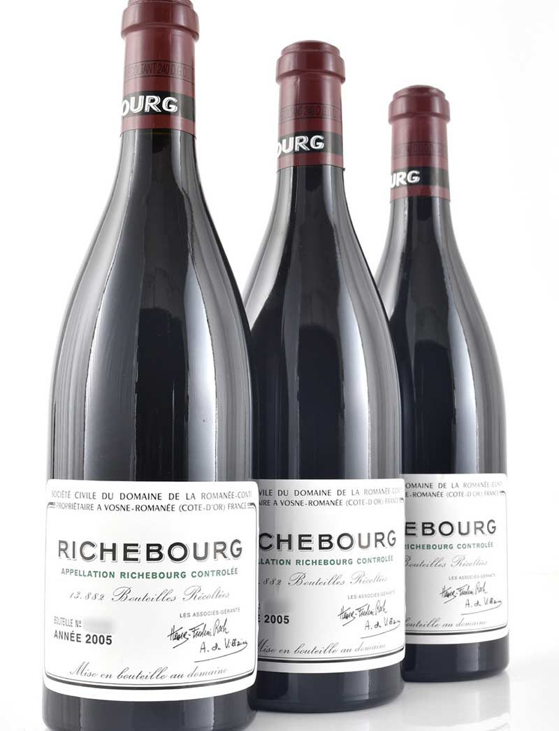 Lot 600: 3 bottles
2005 DRC Richebourg